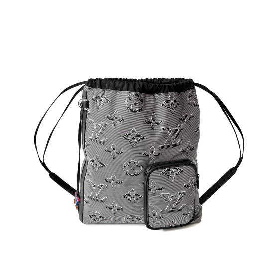 LV 2054 Monogram 3D Drawstring Backpack Runway